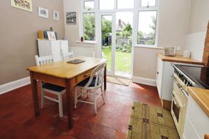 Kitchen/Breakfast Room looking out to Garden- click for photo gallery